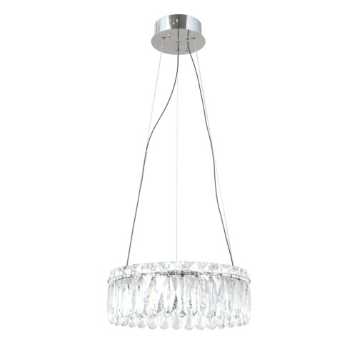 ITALUX NOWOCZESNA LAMPA ŻYRANDOL KRYSZTAŁOWY NOSTA PND-34364-2-CH-CL CHROM