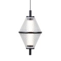 lampa wisząca led fuente italux czarna salonu sypialni biura apartamentu loftu.jpg