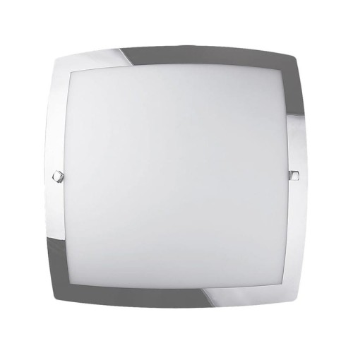 OUTLET RABALUX PLAFON SUFITOWY 1x E27 3556 NINA OPAL/CHROM