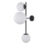 ITALUX NOWOCZESNA LAMPA ŚCIENNA KINKIET VAILANTE WL-31221-3A-SBL BLACK