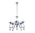 stylowy żyrandol świecznikowy bird  globo 63014-5 chrom srebrny salonu pokoju apartamentu.jpg