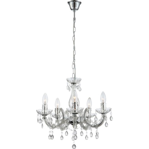 GLOBO STYLOWY ŻYRANDOL MARIA TERESA CUIMBRA 63116-5 CLEAR AKRYL