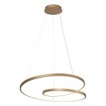 ITALUX NOWOCZESNA LAMPA WISZĄCA ŻYRANDOL LED REINA PND-21692-M-GD GOLD