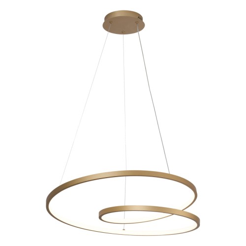 ITALUX NOWOCZESNA LAMPA WISZĄCA ŻYRANDOL LED REINA PND-21692-M-GD GOLD