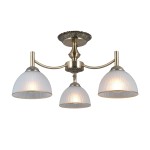 ITALUX STYLOWY ŻYRANDOL PLAFON SUFITOWY FENER PND-40653-3-ABR-WH PATYNA