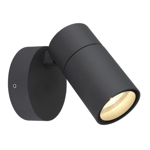 GLOBO REFLEKTOROWY KINKIET ZEWNĘTRZNY ELEWACYJNY IP44 PIPER 3209-1 BLACK 