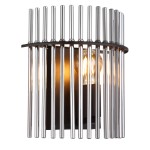 GLOBO NOWOCZESNY KINKIET SZKLANY GORLEY 15698W BLACK/SMOKE