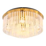 GLOBO NOWOCZESNY PLAFON LAMPA SUFITOWA GORLEY 15698D1M GOLD