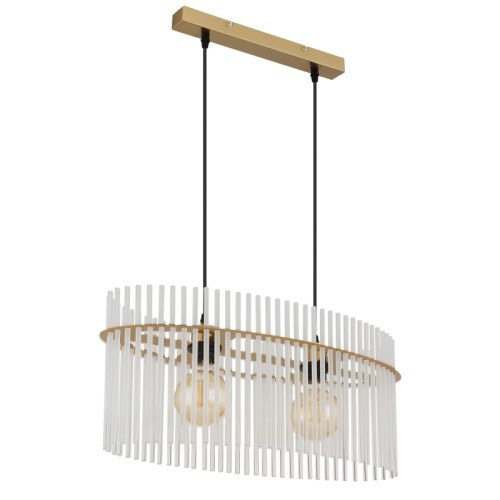 GLOBO NOWOCZESNA LAMPA ŻYRANDOL SZKLANY GORLEY 15698H3M GOLD