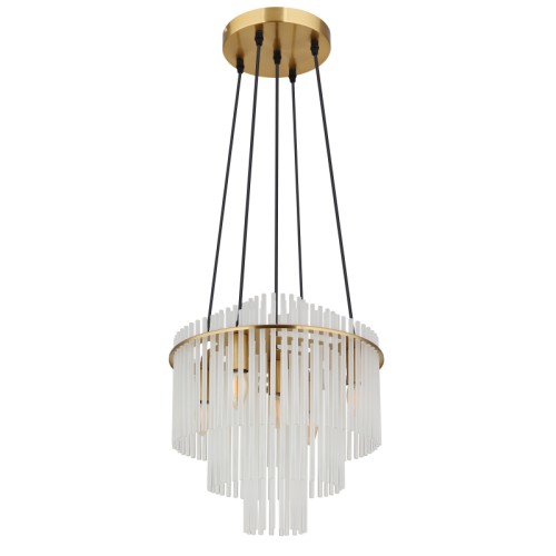GLOBO NOWOCZESNA LAMPA ŻYRANDOL SZKLANY GORLEY 15698H2M GOLD