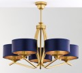 lampa zyrandol klasyczny kaszmir jupiter złoty granatowy salonu sypialni biura loftu hotelu.jpg