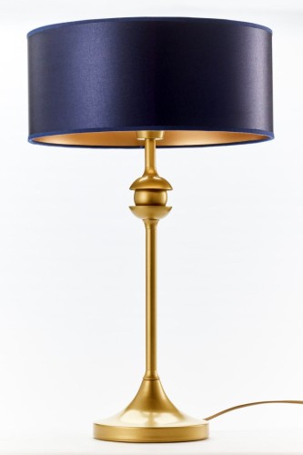 JUPITER STYLOWA LAMPA NOCNA Z ABAŻUREM KASZMIR 2116 GOLD/GRANAT