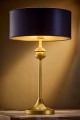 lampa nocna gabinetowa kaszmir jupiter z abażurem złota granatowa salonu sypialni apartamentu gabinetu.jpg