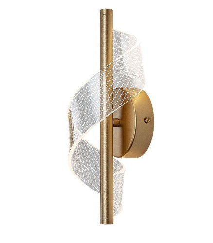 RABALUX DESIGNERSKI KINKIET NOWOCZESNY LED ZOFRAEL 71415 GOLD/CLEAR