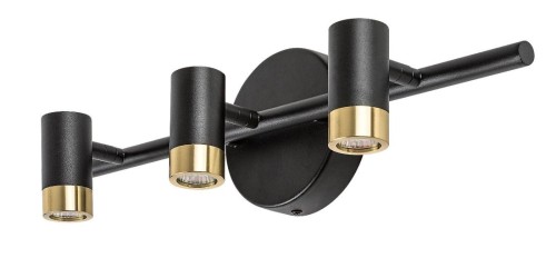 RABALUX ŁAZIENKOWY KINKIET REFLEKTOROWY LED IP44 KADIR 75042 BLACK/GOLD