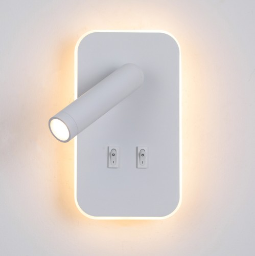 ITALUX NOWOCZESNY KINKIET REFLEKTOROWY LED  DORIA WL-83957-1-WH WHITE