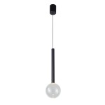 ITALUX NOWOCZESNA LAMPA WISZĄCA ŻYRANDOL LED ALINOS PND-24019-1A-BK BLACK