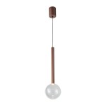 ITALUX NOWOCZESNA LAMPA WISZĄCA ŻYRANDOL LED ALINOS PND-24019-1A-COPP COPPER