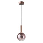 ITALUX NOWOCZESNA LAMPA WISZĄCA ŻYRANDOL LED CAMINO PND-24038-1A-COPP COPPER