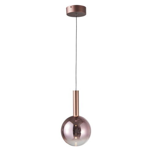 ITALUX NOWOCZESNA LAMPA WISZĄCA ŻYRANDOL LED CAMINO PND-24038-1A-COPP COPPER