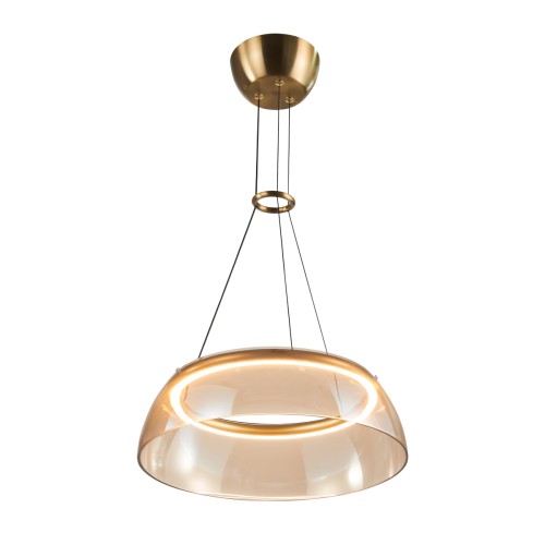 ITALUX NOWOCZESNA LOFTOWA LAMPA WISZĄCA LED TORPE PND-24030-1-GD GOLD