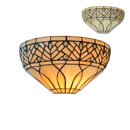 LUXERA STYLOWY WTRAŻOWY KINKIET TIFFANY No.243 PREZENT