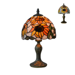 LUXERA WITRAŻOWA LAMPA GABINETOWA STOŁOWA TIFFANY No.239 MULTICOLOR