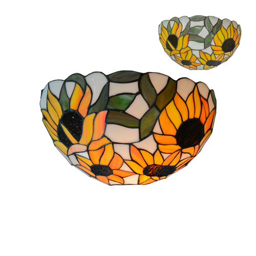 LUXERA STYLOWY WITRAŻOWY KINKIET TIFFANY No.240 MULTICOLOR