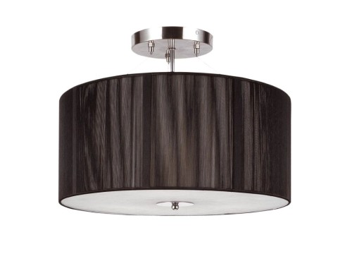 GLOBO LAMPA WISZĄCA ŻYRANDOL PLAFON ABAŻUROWY TWINE 15101-3 BLACK