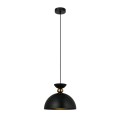 loftowa lampa wisząca zwis pegai italux czarna salonu pokoju apartamentu baru loftu nad stół bar.jpg