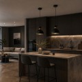 lampa wiszaca zwis loft czarna pegai italux do apartamentu jadalni kuchnoi nad stół wyspę blazt roboczy.jpg