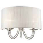 ITALUX KINKIET ABAŻUROWY SZKLANY MULBER 2 WHITE/CLEAR