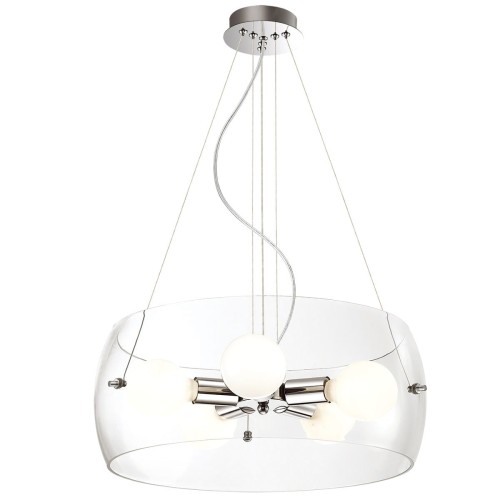 ITALUX NOWOCZESNA LAMPA WISZĄCA LEMIO MA05020C-005 SZKŁO/CHROM