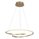 ITALUX NOWOCZESNA LAMPA WISZĄCA LED CAPITA 54W MD17011011-1A BL GOLD
