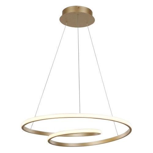 ITALUX NOWOCZESNA LAMPA WISZĄCA LED CAPITA 54W MD17011011-1A BL GOLD