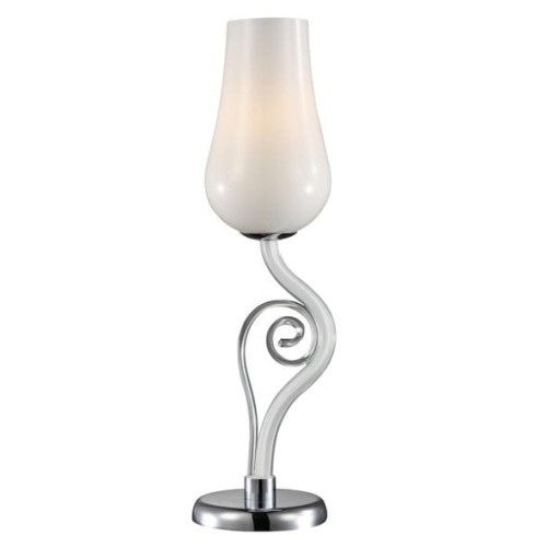 ITALUX NOWOCZESNA LAMPKA NOCNA STOŁOWA LYBRA MT10904-1A WHITE