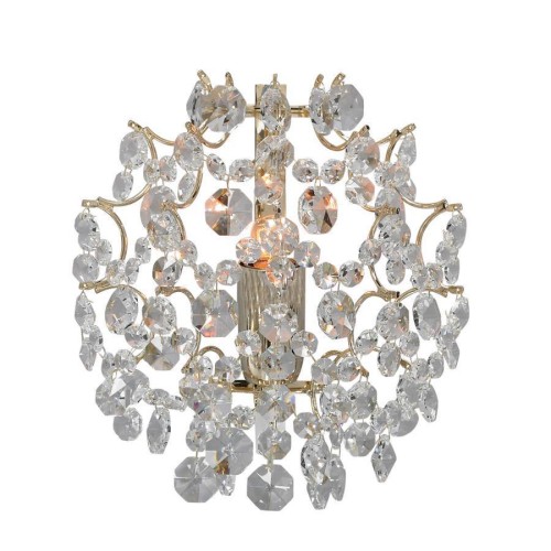 MARKSLOJD KINKIET KRYSZTAŁOWY ROSENDAL 1 102334  ZŁOTY