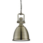 S-LIGHT INDUSTRIALNA LAMPA WISZĄCA TYPU LOFT 14-11 ANTIQUE BRASS