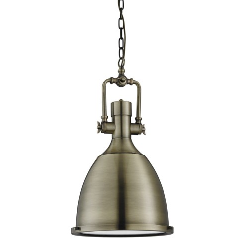 S-LIGHT INDUSTRIALNA LAMPA WISZĄCA TYPU LOFT 14-11 ANTIQUE BRASS