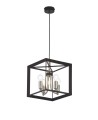 lampa wiszaca kubistyczna do salonu pokoju biura sypialni czarna.jpg