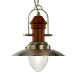 S-LIGHT INDUSTRIALNA LAMPA WISZĄCA TAWERNA FISHERMAN 3301 WOOD PATYNA