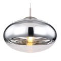 nowoczesna lampa wisząca do biura sklepu gabinetu kuchni chromowana kula.jpg