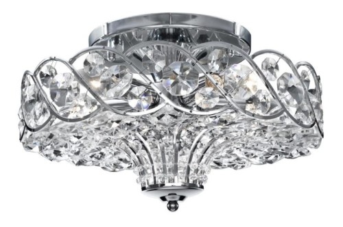 S-LIGHT PLAFON KRYSZTAŁOWY KERBY 5x60W CHROM