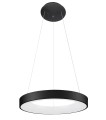 nowoczesna lampa wisząca LED 40w czarna salonu kuchni sypialni italux.jpg
