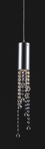 ITALUX LAMPA WISZĄCA KRYSZTAŁOWA LARIX MD93708-1A CHROM