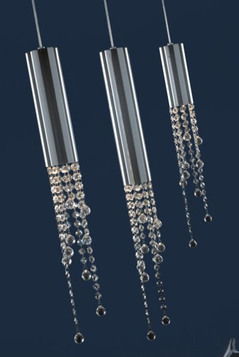 ITALUX LAMPA WISZĄCA KRYSZTAŁOWA LARIX MD93708-3A CHROM