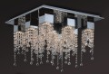 nowoczesny plafon kryształowy do salonu sypialni restauracji sklepu chrom Italux.jpg