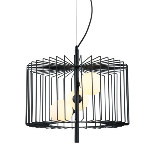 ITALUX NOWOCZESNA LAMPA WISZĄCA DAREN MDM-3937/3 BK CZARNA