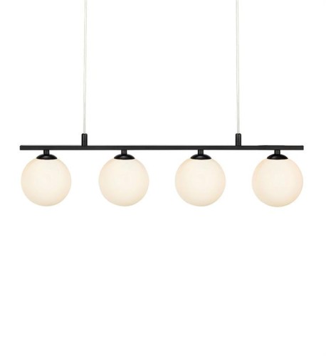MARKSLOJD NOWOCZESNA LAMPA WISZĄCA QUATTRO 107574 CZARNA