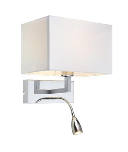 MARKSLOJD NOWOCZESNY KINKIET ABAŻUROWY LED 106307 SAVOY CHROM